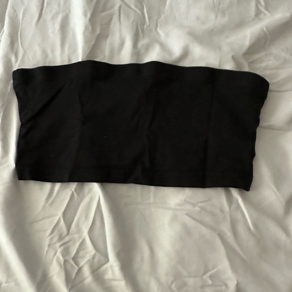 Black Bandeau top